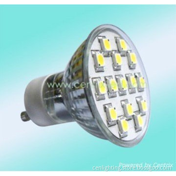 15pcs 5050SMD gu10 led spotlight
